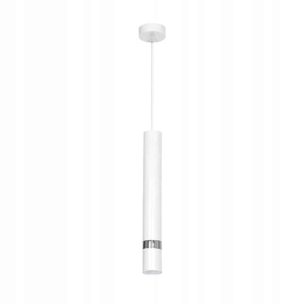 Milagro Závěsná lampa Joker 1x40W Bílá Chromová, nastavitelná GU10
