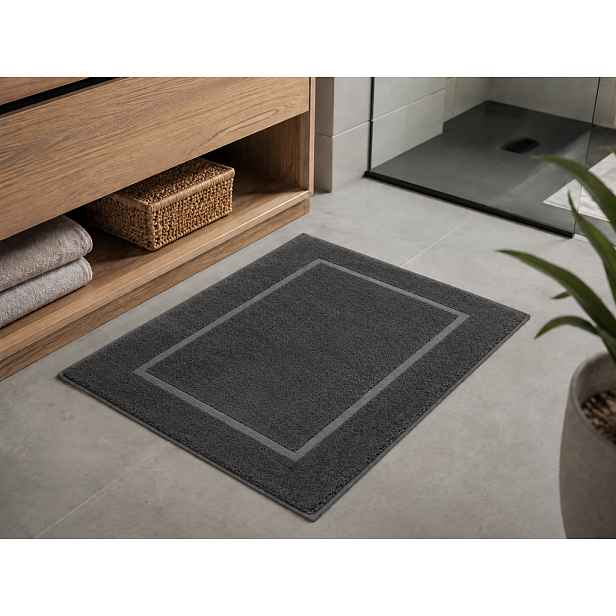 Hotelová předložka COMFORT 50x75 cm tmavě šedá