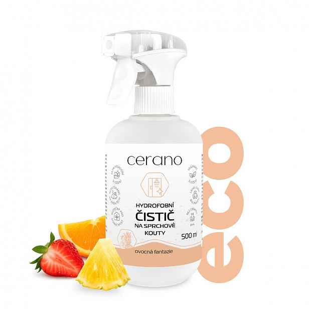 Hydrofobní čistící prostředek na sprchové kouty - ovocná fantazie - 500 ml