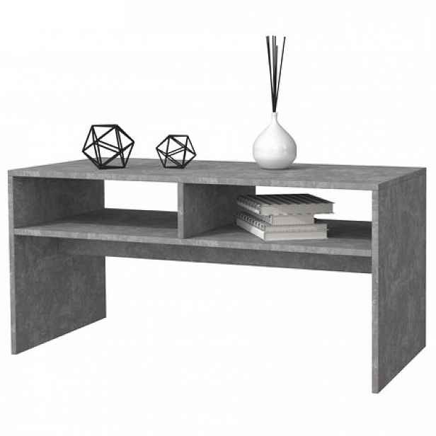 Konferenční stolek MESA beton, šedý