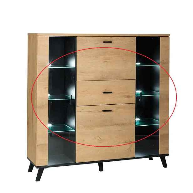 Tempo Kondela Led osvětlení ke komodě SIRAN TYP 3