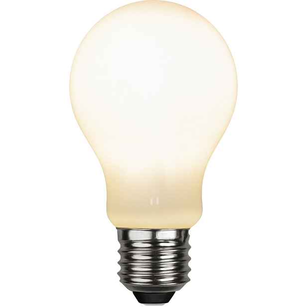 LED žárovka E27 A60 Star Trading OPAQUE FILAMENT - bílá