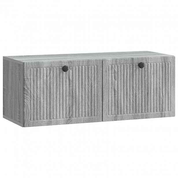 vidaXL Nástěnná TV skříň Nástěnný Šedá sonoma 78,5 x 31 x 30 cm