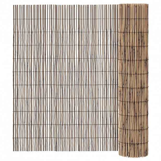 vidaXL Zahradní plot 600 x 100 cm rákos