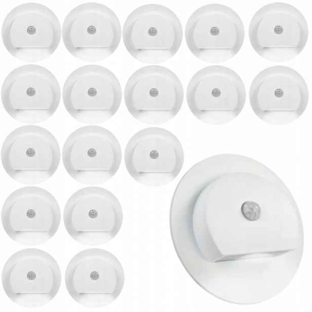 18 X Led Schodišťová Lampa, Senzor Pohybu A Soumraku, Osvětlení Schodů