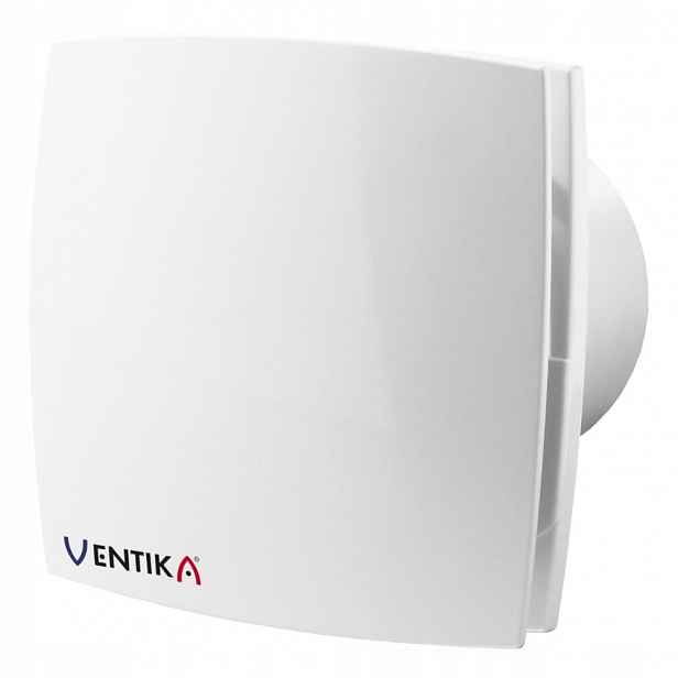 Domácí koupelnový ventilátor Fi 125 mm s časovým spínačem 167 m3/h