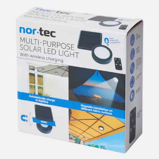 Solární lampa solární panel bezdrátové nabíjení magnet ovladač Nor-tec