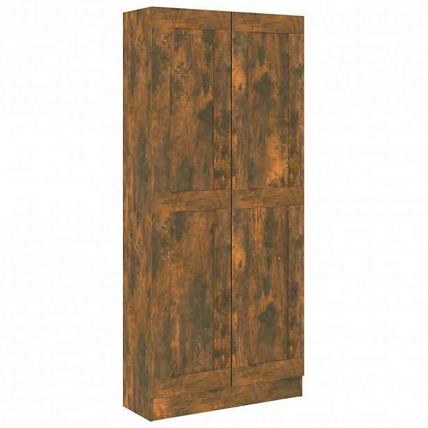 vidaXL Knihovna kouřový dub 82,5 x 30,5 x 185,5 cm kompozitní dřevo