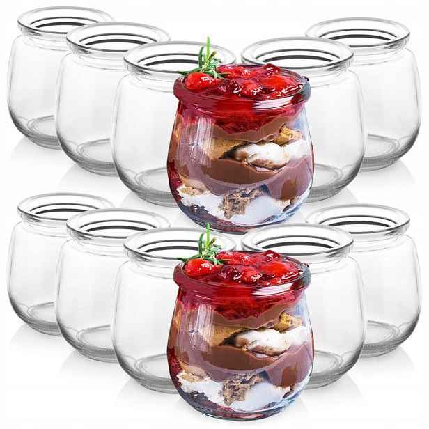 Zavařovací Sklenice na jogurt a dezerty 200 ml 12 ks