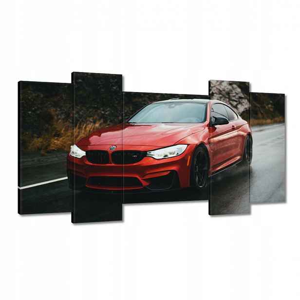 Obrazy 120x65 Červené Bmw Auto