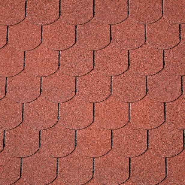 Šindel asfaltový IKO Superglass Biber 10 Cihlově červená 3,0 m2