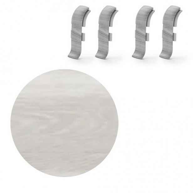 Spojka k soklu Naturel Geelong , PVC délka 0,5 cm, výška hrany 56 mm, NATNGTFH3
