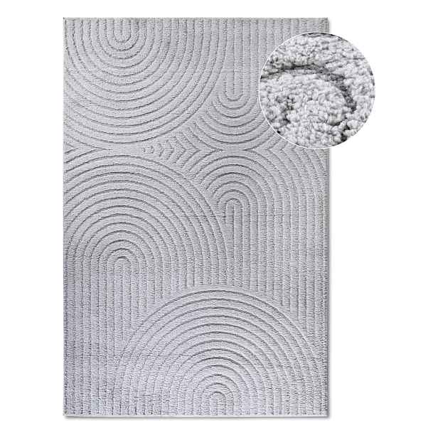 Světle šedý koberec 80x120 cm Panglao New York Light Grey – Elle Decoration