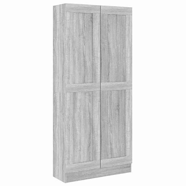 vidaXL Knihovna šedá sonoma 82,5 x 30,5 x 185,5 cm kompozitní dřevo