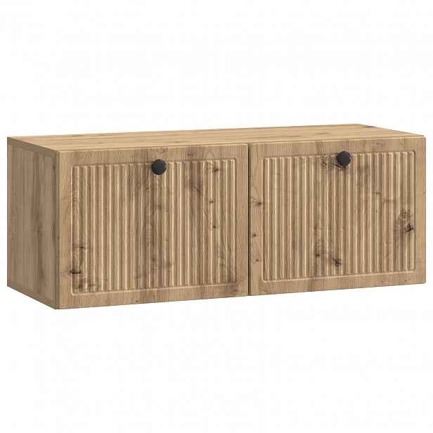 vidaXL Nástěnná TV skříň 78,5 x 31 x 30 cm Dub artisan