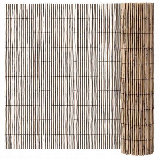 vidaXL Zahradní plot 500 x 90 cm rákos