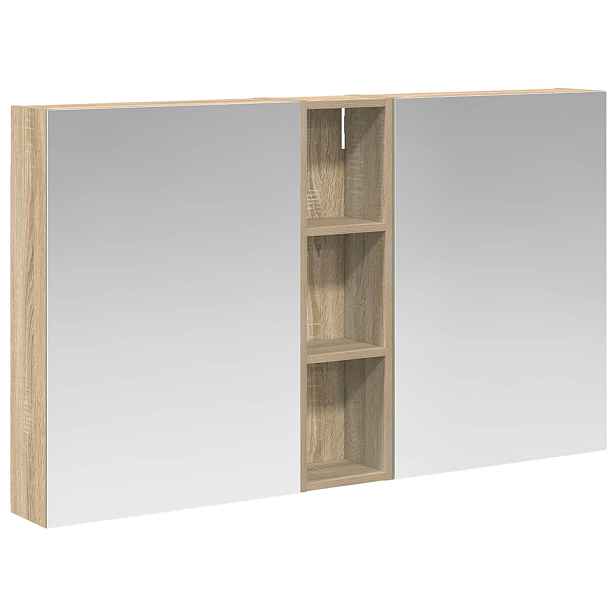 vidaXL Sada koupelnových skříněk 3 ks 120 x 14,5 x 70 cm