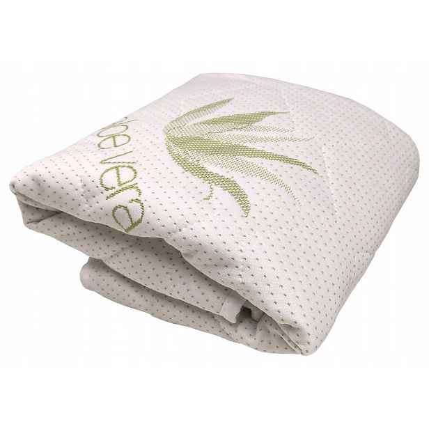 Prošívaný chránič na matrace 160x200 160/200 Aloe Vera Podložka