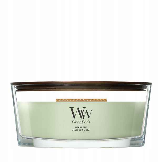 Vonná svíčka elipsa WoodWick Matcha Sada