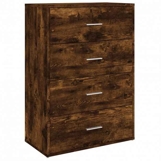 vidaXL Příborník kouřový dub 60 x 31 x 84 cm kompozitní dřevo