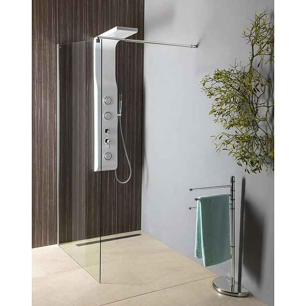 Aqualine Walk-In - Sprchová zástěna 100x190 cm, čiré sklo WI101
