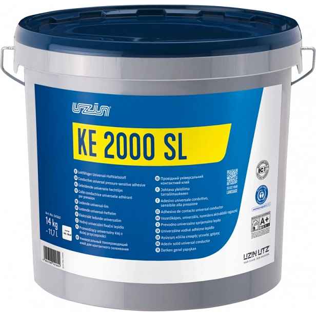 Elektrostatické lepidlo na podlahy proudově vodivé 14 kg Uzin Ke 2000SL