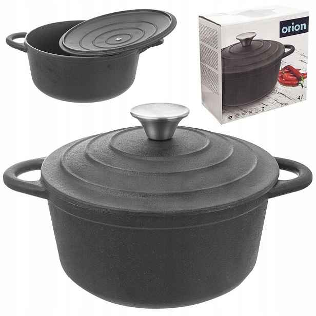 Hrnec s poklicí Litina 23 cm, 4 l