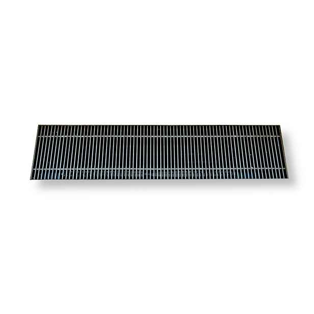 Mřížka příčná Boki PMO 340×1600 mm dural, elox přírodní bez okrajové lišty