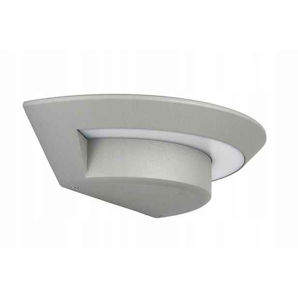 Venkovní nástěnné svítidlo moderní Led šedé půlkruhové 4000K IP54 Su-ma