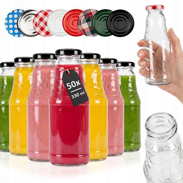 50 x láhev na džus Soczek 330 ml malé lahve na džus Dárek Ebook