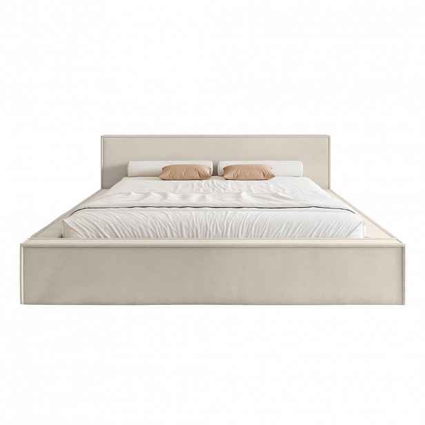 Fedve POLŠTÁŘOVÉ POSTEL Mendocino Classic Low 140x200 cm, Mocca