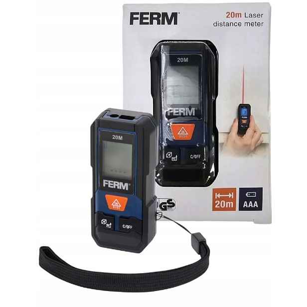 Profesionální Přesný Laserový Dálkoměr 20M Od Firmy Ferm Model LDM1002 D2