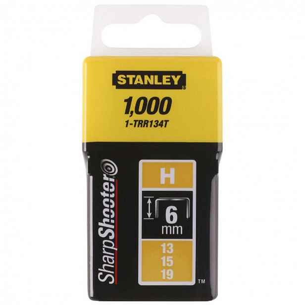 Stanley - Spony typu H, 6 mm, 1000 ks 1-TRR134T