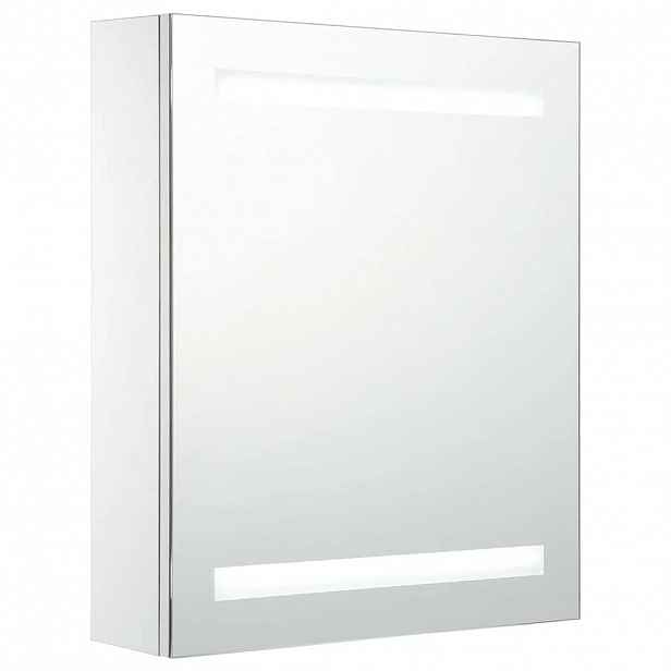 vidaXL LED koupelnová skříňka se zrcadlem 50 x 13,5 x 60 cm