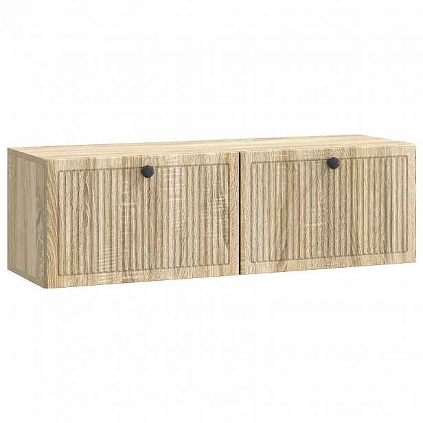 vidaXL Nástěnná TV skříň Dub sonoma 98 x 31 x 30 cm Kompozitní dřevo