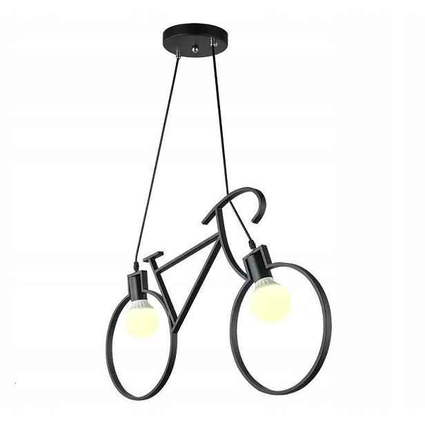 Stropní Svítidlo Moderní loft Černá Dva světelné body Závit E27 Toolight
