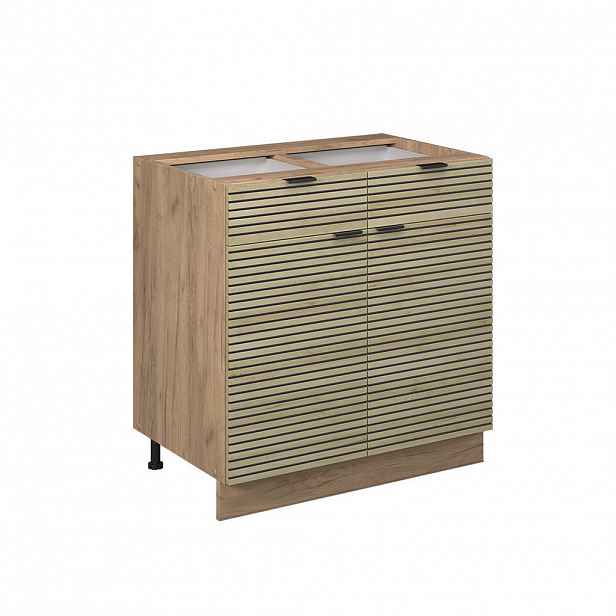 Vicco SPODNÍ SKŘÍŇKA KUCHYŇSKÉ LINKY Fame-Line Dubový panel 80 cm bez pracovní desky