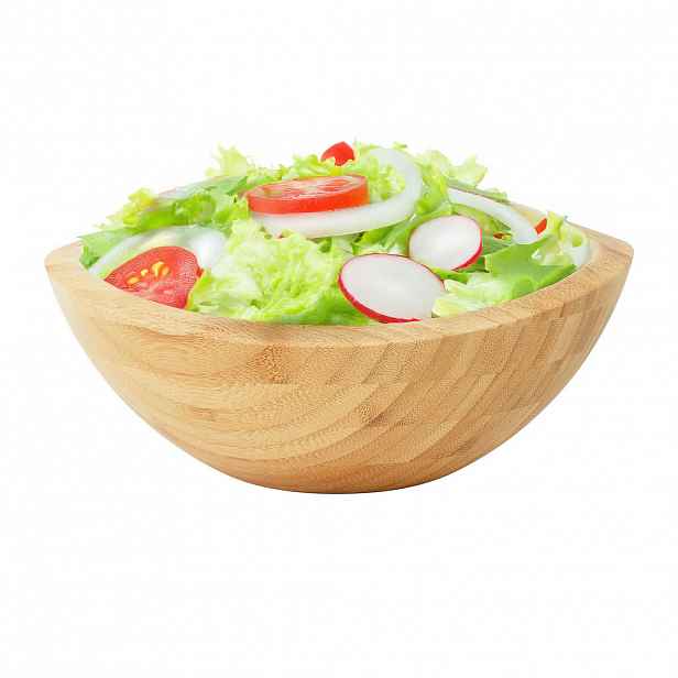 Relaxdays MÍSA Přírodní bambus oválná 25 cm