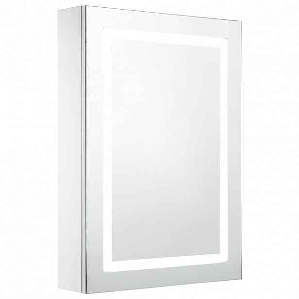 vidaXL LED koupelnová skříňka se zrcadlem 50 x 13 x 70 cm