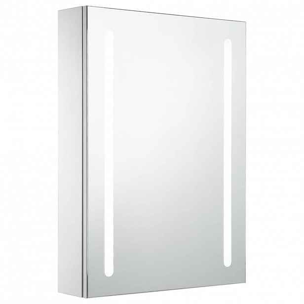 vidaXL LED koupelnová skříňka se zrcadlem 50 x 13 x 70 cm