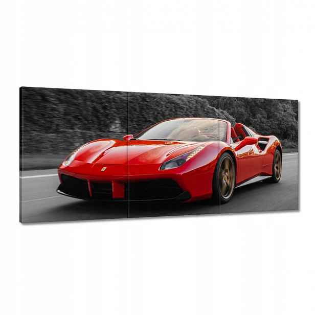 Obrazy 150x70 Červené Ferrari Fura