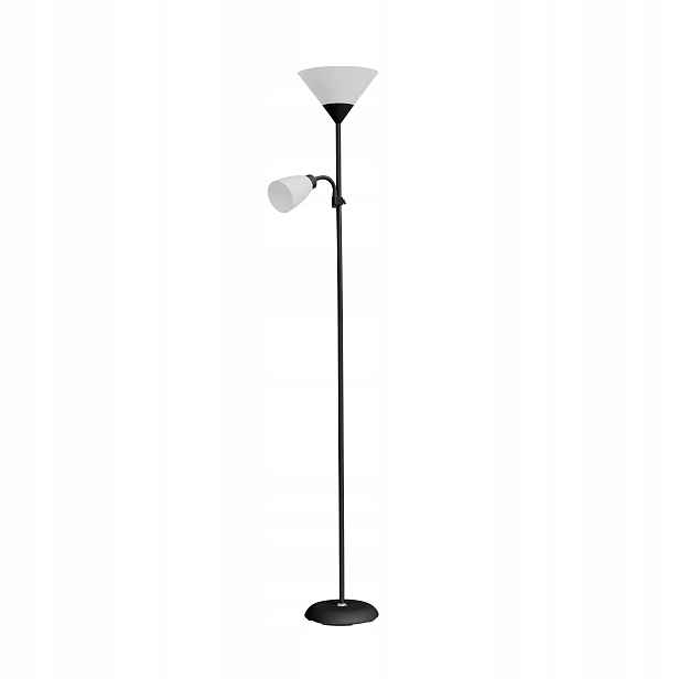 Podlahová lampa Virone Urlar E27 40 W černá