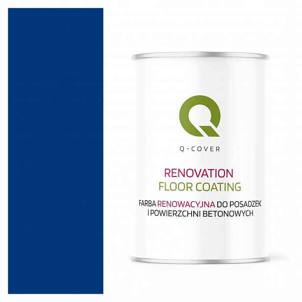 Barva Pro Renovaci Podlah Z Betonu Modrá Ultramarínová Ral 5002 Polomatná 1L