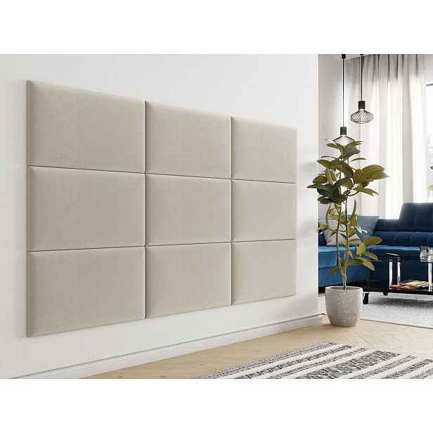 Čalouněný panel na zeď 70x40 PAG - béžový