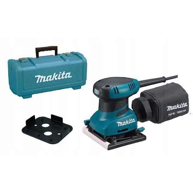 Makita BO4556K Oscilační Bruska 200W 114x140 mm 14000 ot./min Kufr