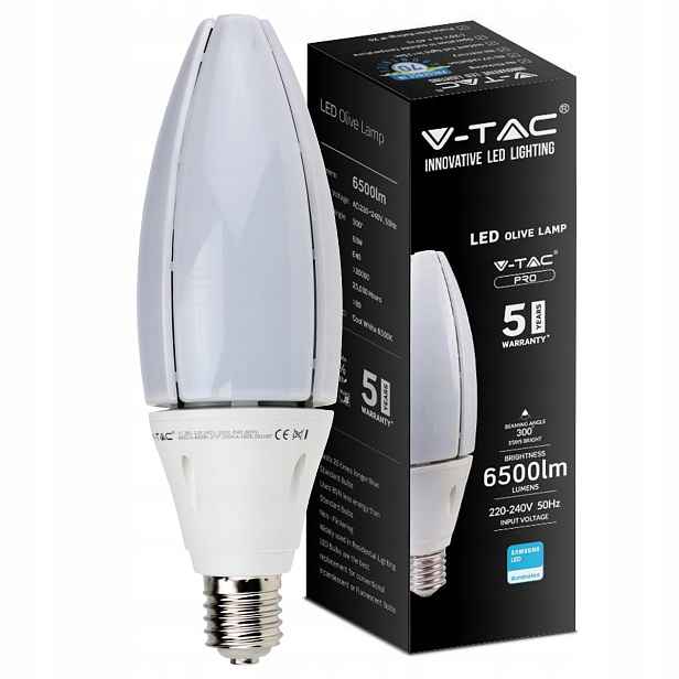 Led žárovka 60W 4800lm E27 Parková lampa E40 V-tac