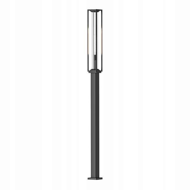 Maytoni Zahradní lampa 220 cm Grafit E27 IP54 bez žárovky