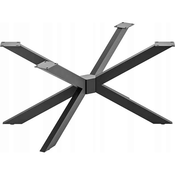 Noha Na Stůl Pavouk Podstavec Konferenčního Stolku Černá Mat 800x500mm H430
