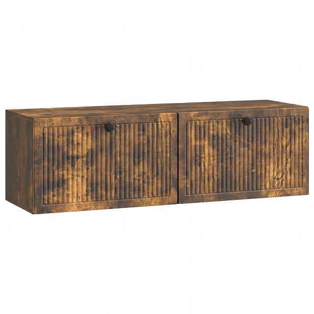 vidaXL Nástěnná TV skříň Kouřový dub 98 x 31 x 30 cm Kompozitní dřevo