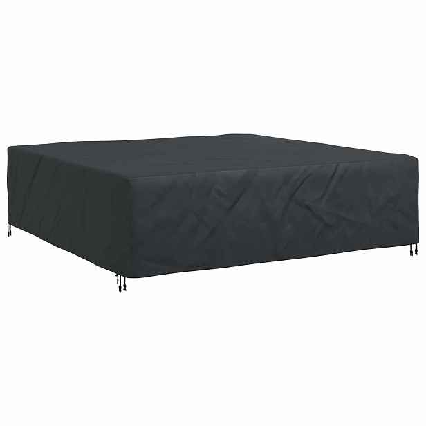 vidaXL Pokryv na nábytek Jednobarevný Černá 275 x 275 x 70 cm 210D